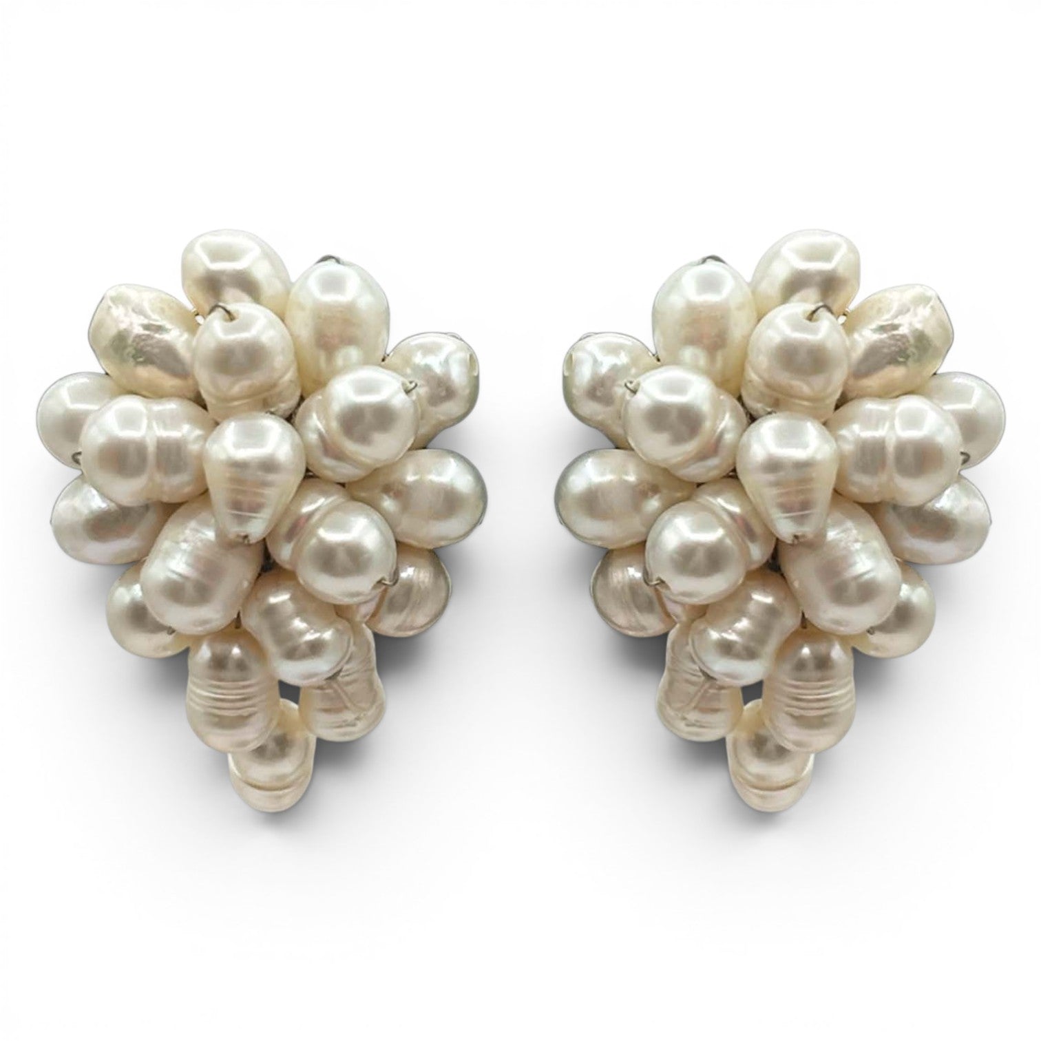 Jacquette Freshwater Pearl Clip On Earrings