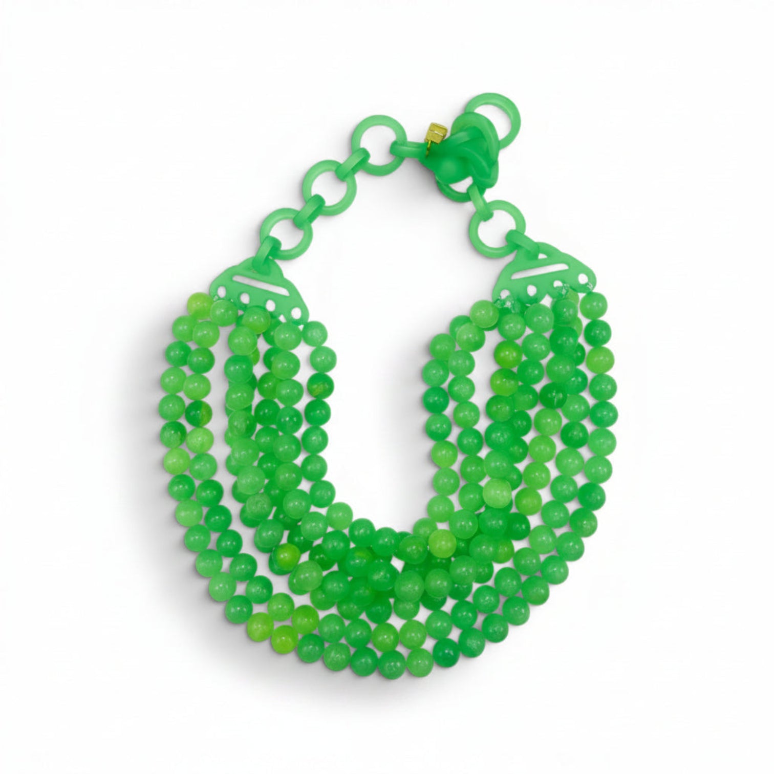 RESERVA Collar Juliette de resina de jade de múltiples hilos