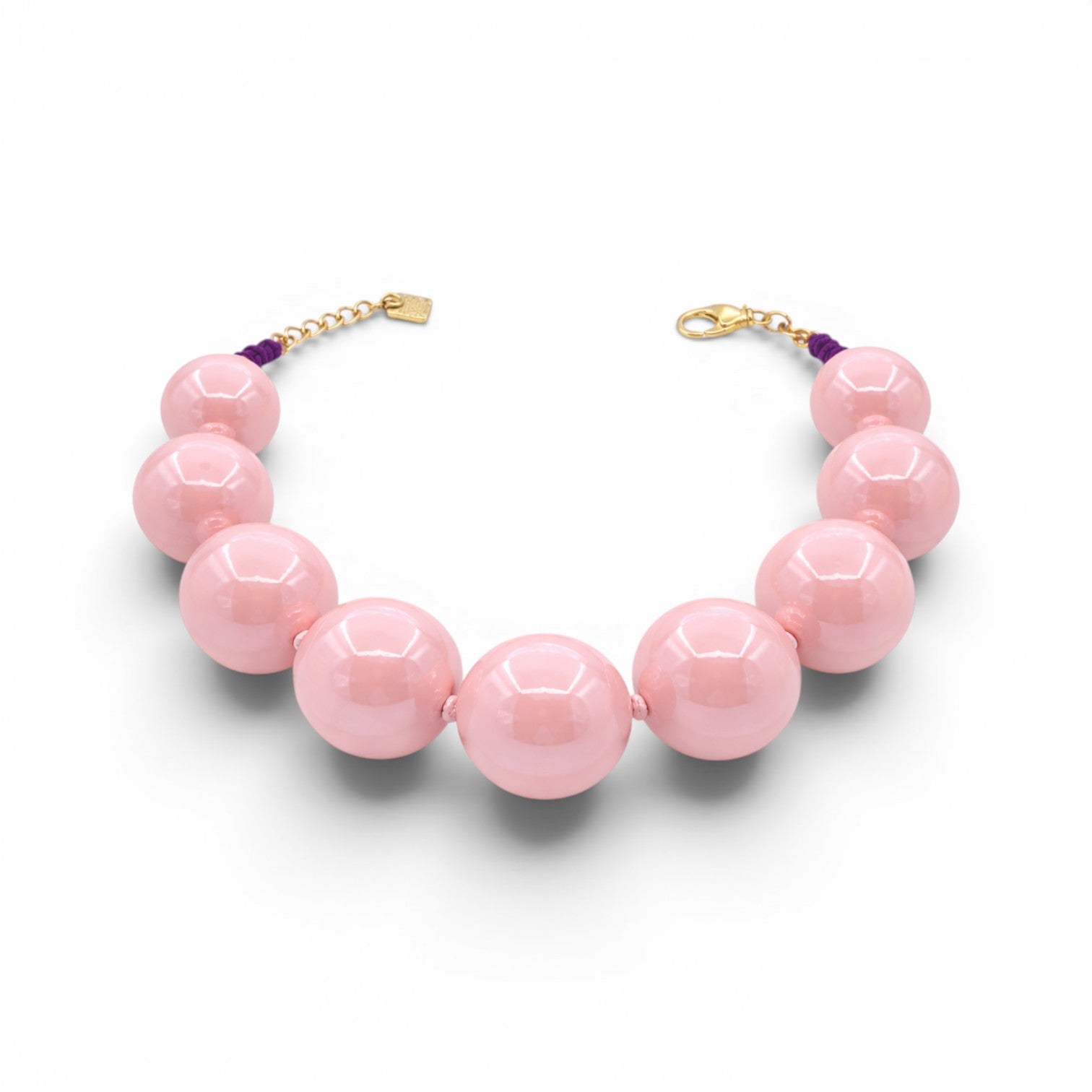 Lucy Pink Gumball Necklace