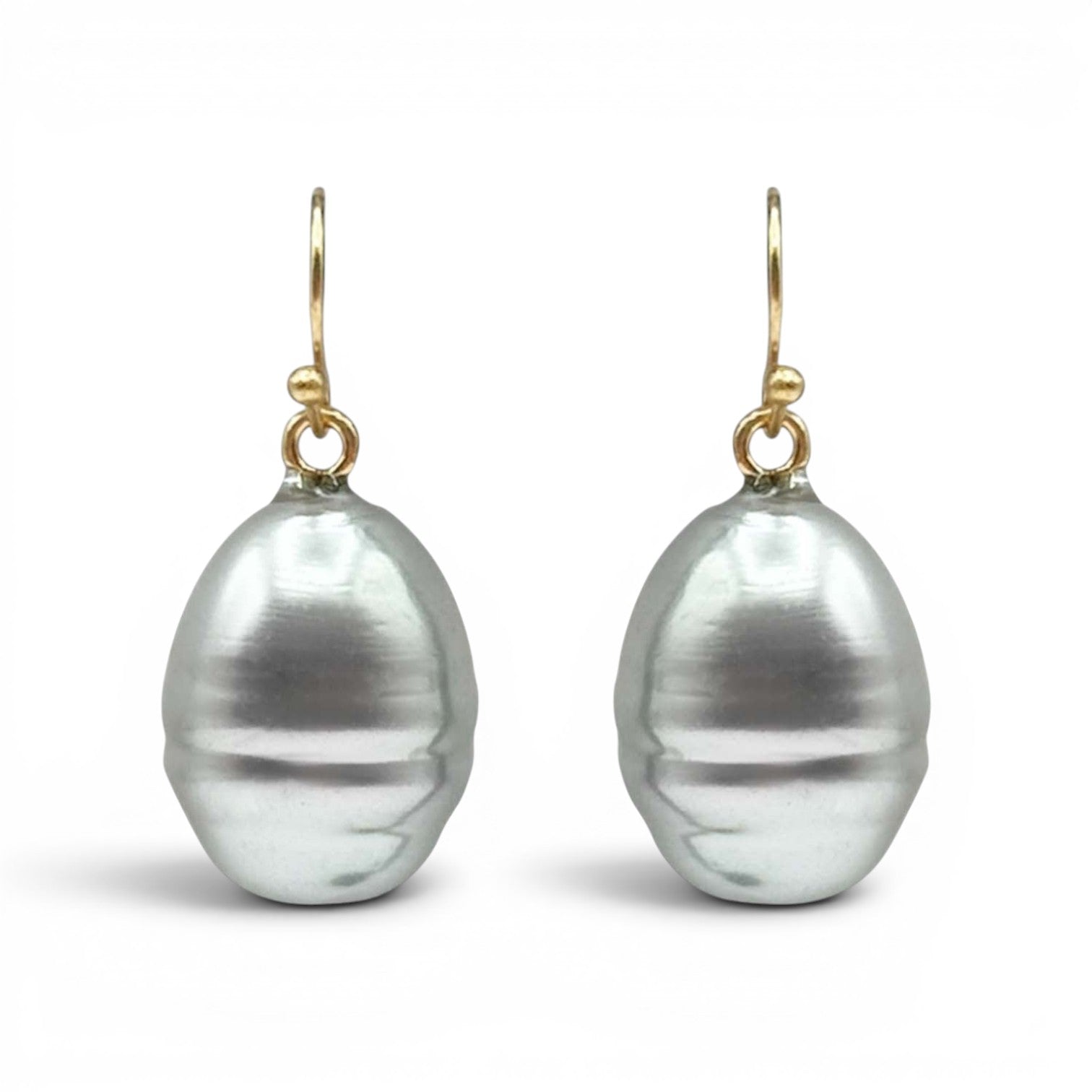 Onorata Marcella - Gota de perla de cristal barroco gris