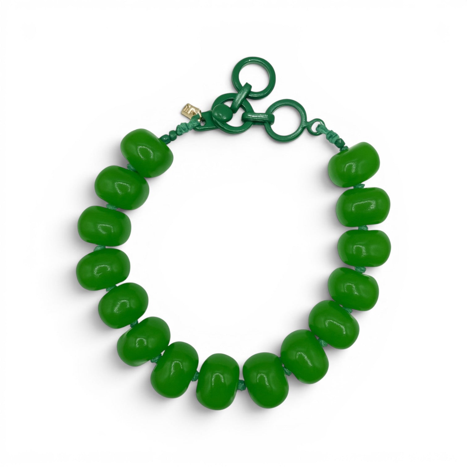 Vivienne Green Resin Necklace