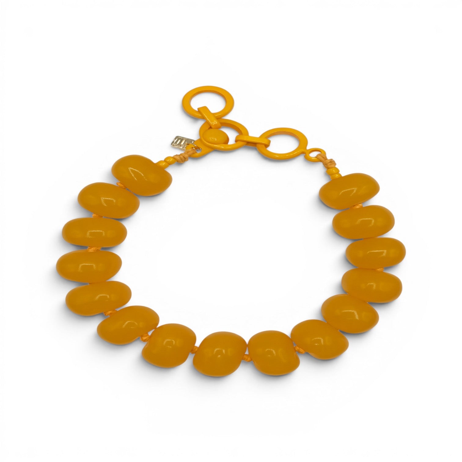 Vivienne Yellow Resin Necklace