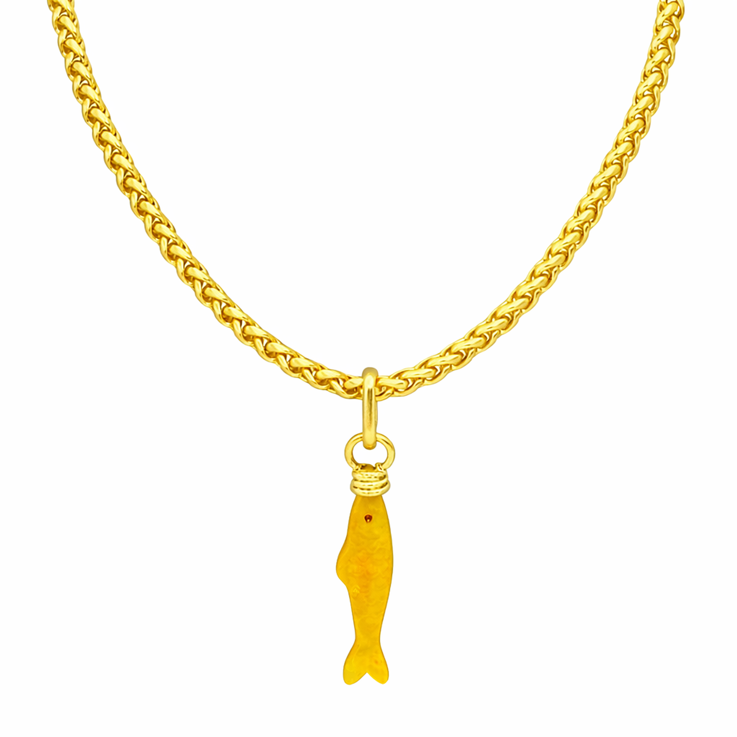 Yellow Fish Charm