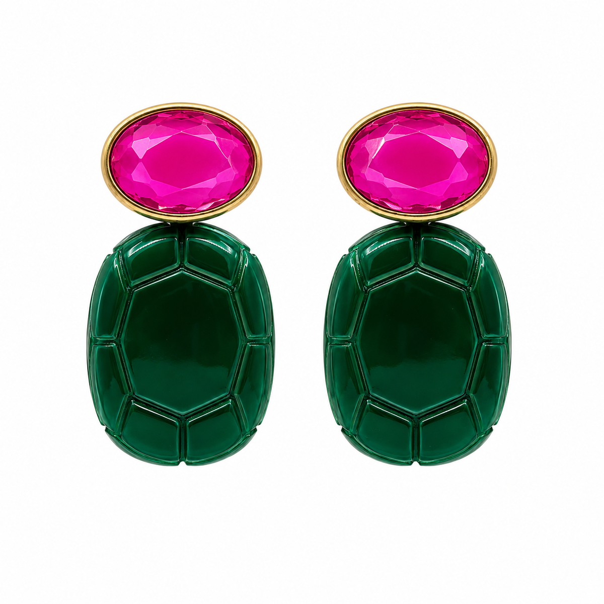 Riley Fuschia Crystal And Green Resin Earrings — FALL 2026-188.png
