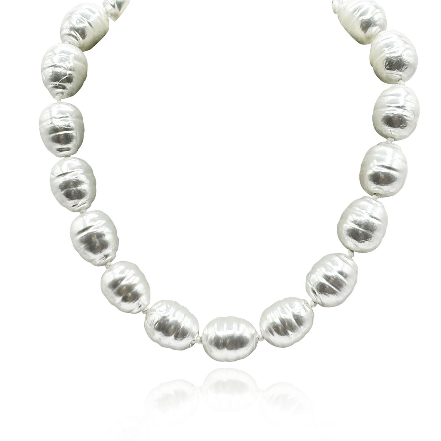 Marion Glass Baroque Pearl 16In Necklace
