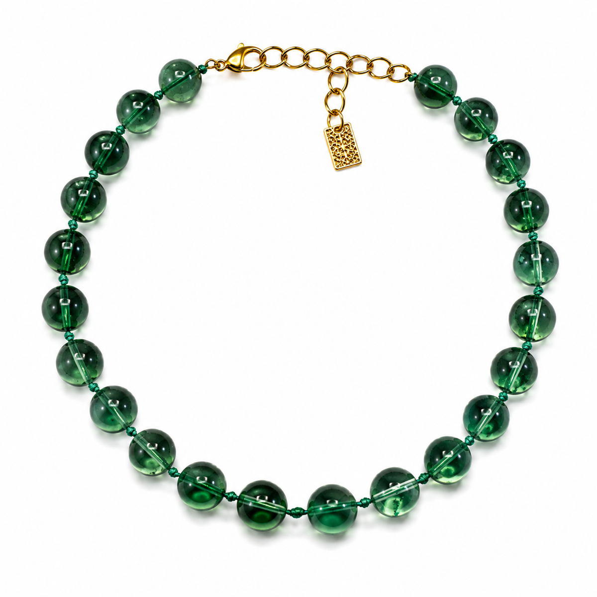 Abigail Green Quartz Agate Necklace