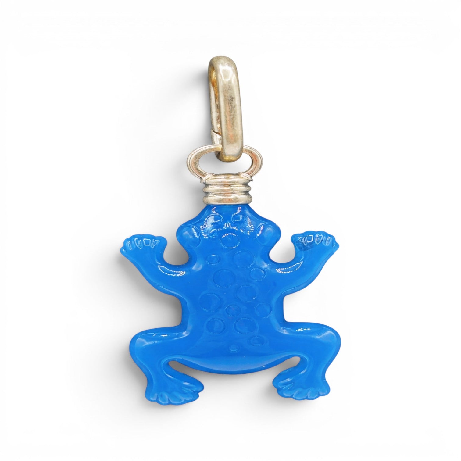 Cerulean Frog Charm