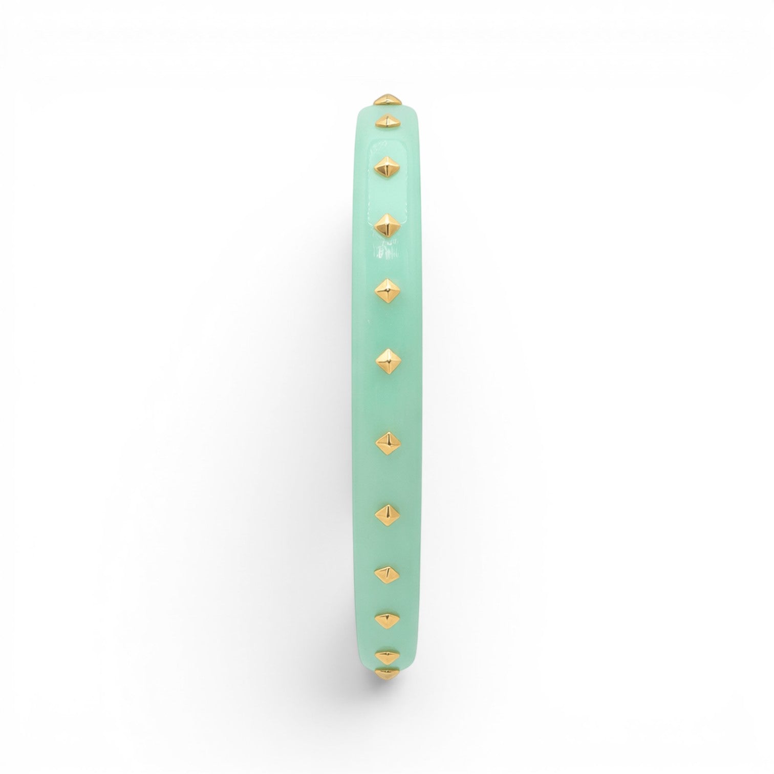 Clementine Jade Resin Studded Bangle