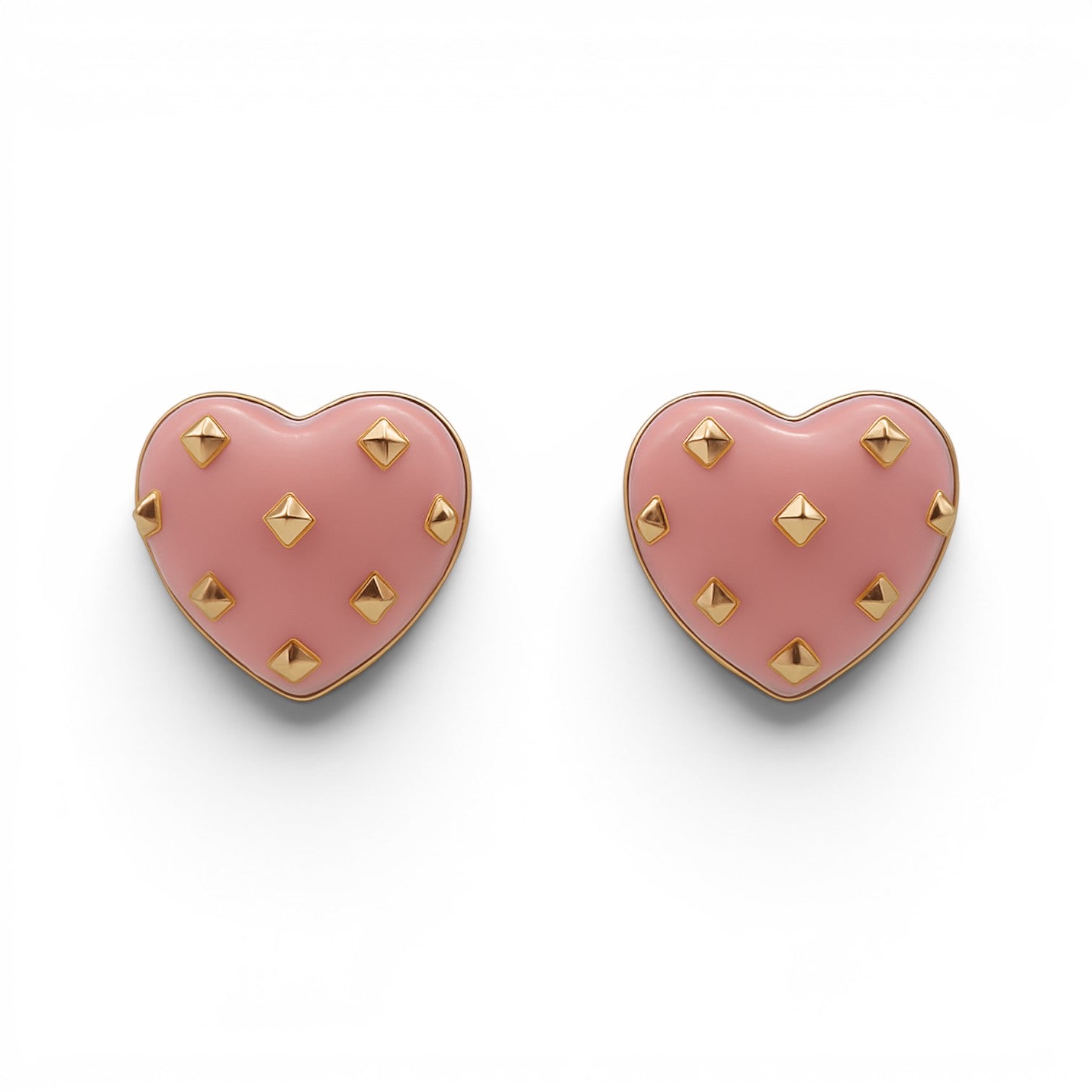 PRE-ORDEN Pendientes de resina con forma de corazón de Cosette Rose
