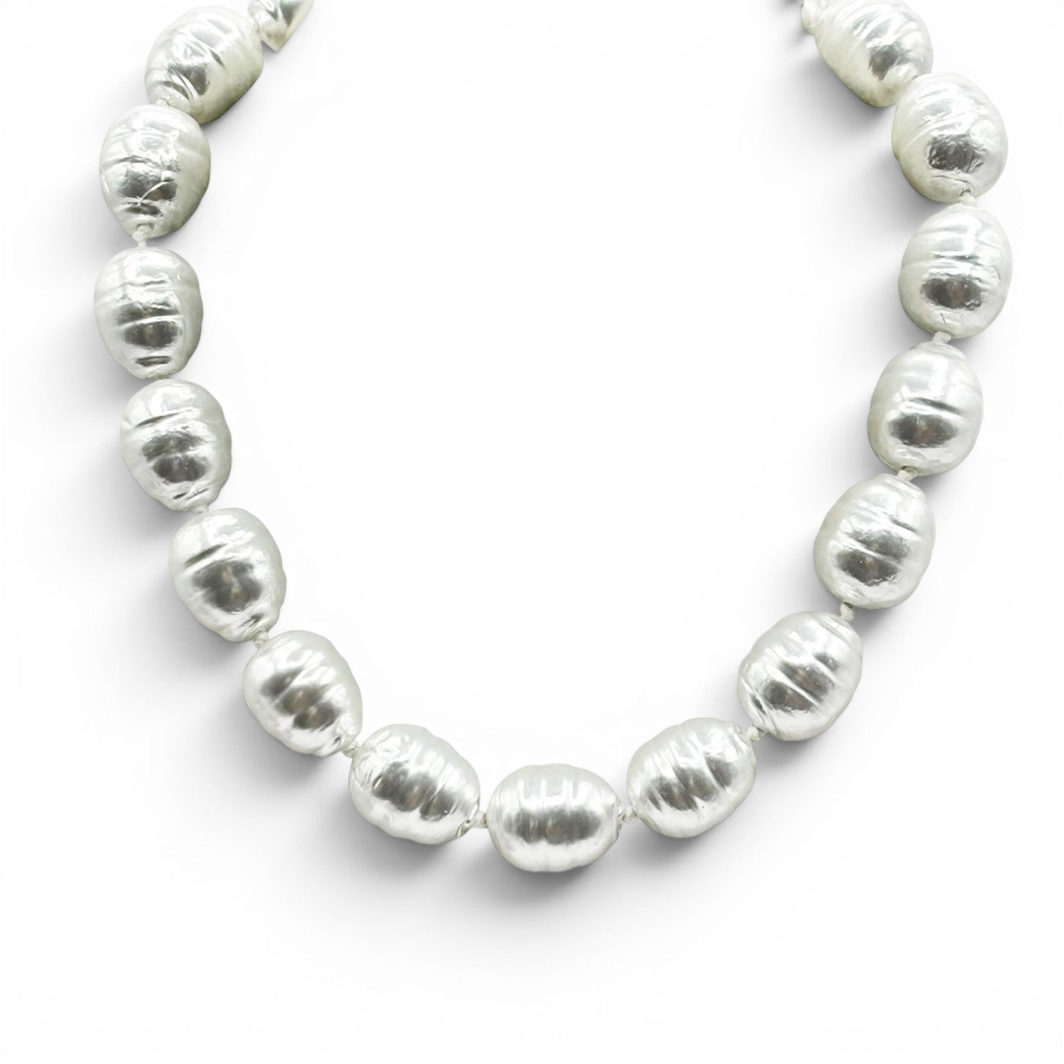 Marion Glass Baroque Pearl 16In Necklace