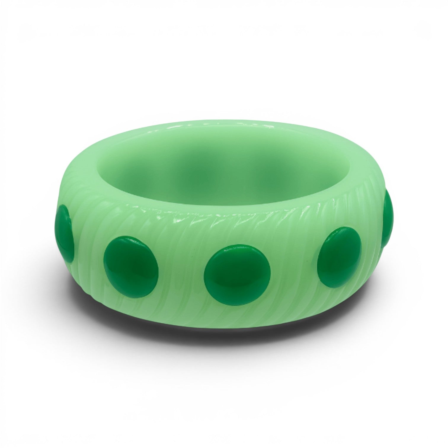 Michelle Light Jade And Dark Jade Bangle