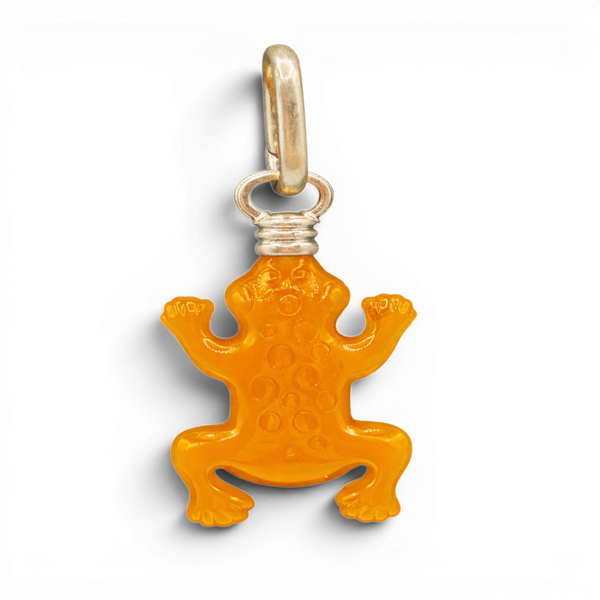 Ochre Frog Charm