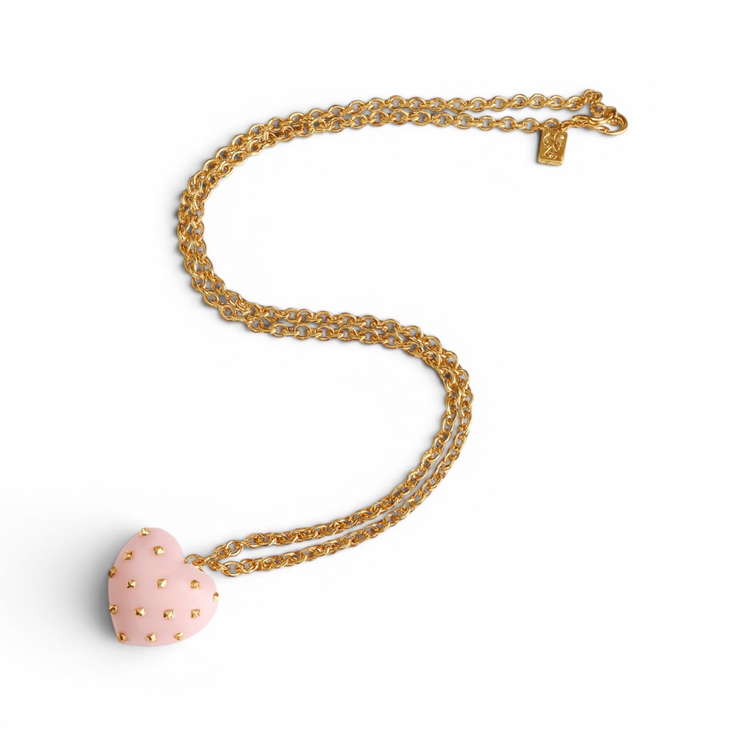Ophelia Rose Studded Heart Pendant