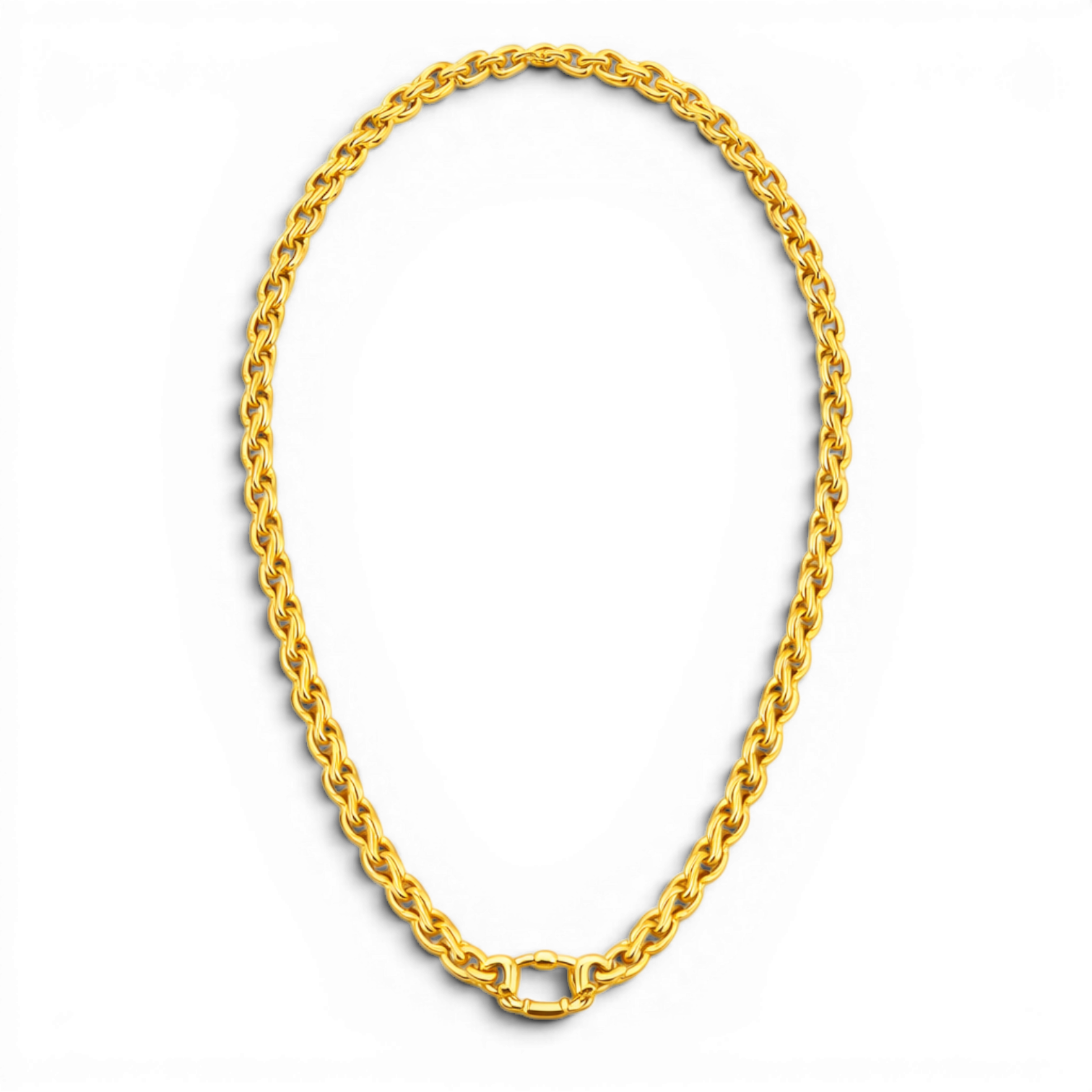 Vanessa Gold Plated Brass 36 Inch Chain