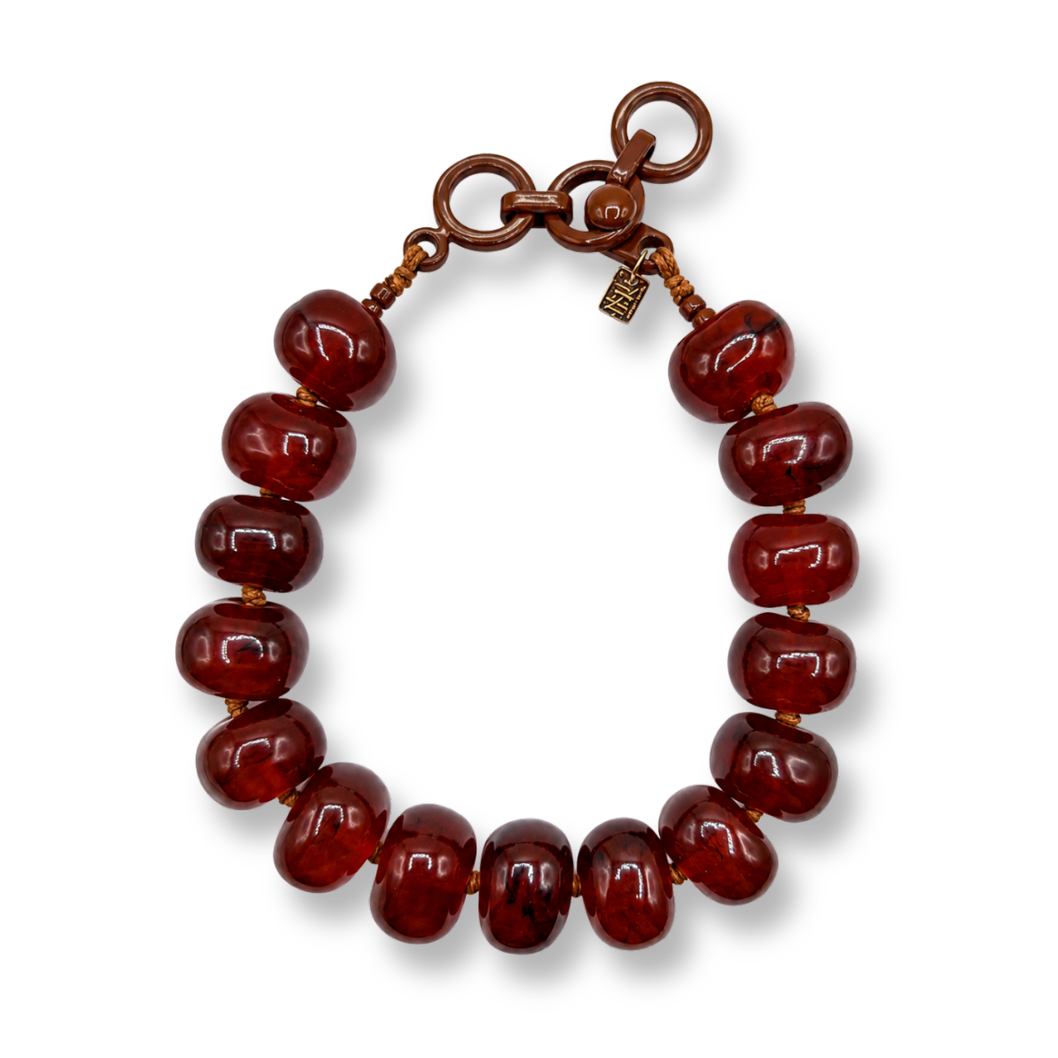 Vivienne Tortoise Resin Necklace
